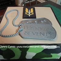 SAS Camoflauge Cake