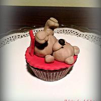 Little bear cupcake