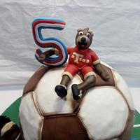 soccer birthdaycake