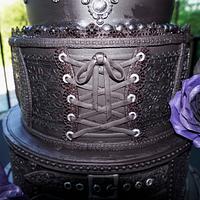 Gothic / Steampunk Wedding Cake