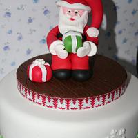 Santa Topper Cake