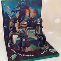 Battlefield Hardline Birthday cake 