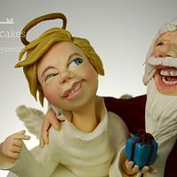 Santa Claus with "Christkind"