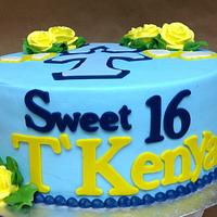 Sweet 16 Hobby Cake