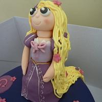 Rapunzel Inspired Cake