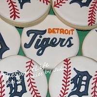 Detroit Tigers Baseball cookies