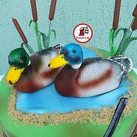 Wild Duck Hunting Cake