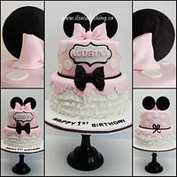 Minnie First Birthday Cake