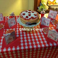 Pizza, Cake