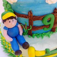 Tractor Farm Cake