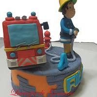 fireman Sam cake