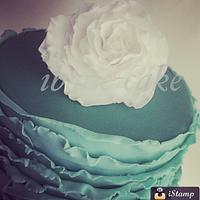 Colourful Elegant wedding cake