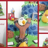My first Angry Birds cake!