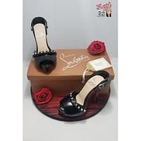 Christian Louboutin Shoe box cake - Decorated Cake by - CakesDecor