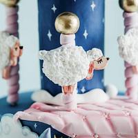 Dreamy carousel cake