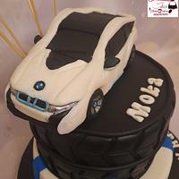 "BMW cars fans cake"