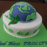 Prolife Logo Cake