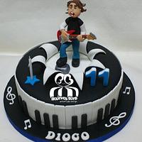 Diogo's Rock Birthday Cake