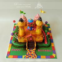 Candy Land Castle Cake