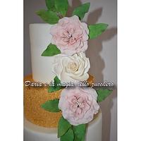 English rose cake