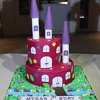 Princess theme cake