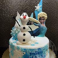 "Frozen" Birthday Cake