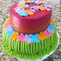 A Luau cake