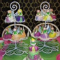Flower fairy cupcakes