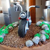 MOTORBIKE CAKE