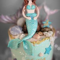 Under the sea Mermaid cake