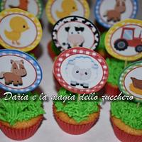 Farm animals minicupcakes