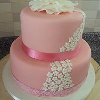 Sofia Christening cake