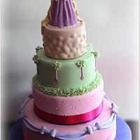 Rapunzel cake 