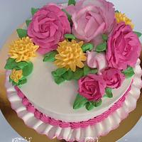 Birthday flower cake gluten free 