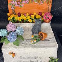 Garden miniature cake