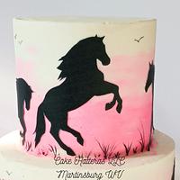Spirit Horse Birthday Cake