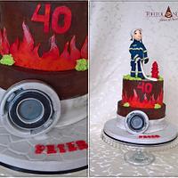 40th birthday for fireman