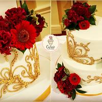 Mendhi Wedding Cake