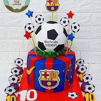 Barcelona Fondant Cake Theme