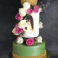 Green Wedding Cake 