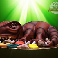 Cake baby Tyrannosaurus Rex