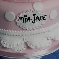 Spotty Minnie cake