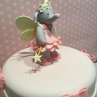 Lottie the Elephant Christening Cake