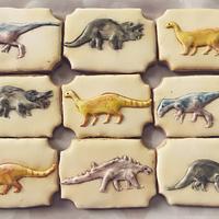 Dinosaur cookies Dinosaur cookies