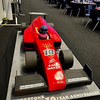 F1 cake for Silverstone race circuit 