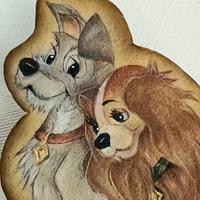 The lady and the tramp cookie