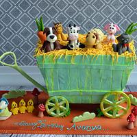 Farm Cart Cake !!! 