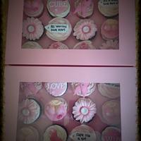 Breast cancer cupcakes for fundraiser