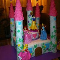 Princess Castle cake كيكة قصر اميرات ديزني