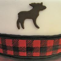 Moose Birthday Cake